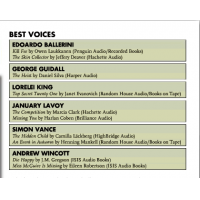 Audiofile Magazine's Best Voices in Mystery & Suspense 2014